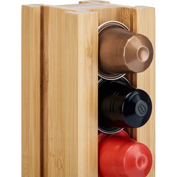 Βάση κάψουλας Kinvara Bamboo BERI Nespresso, 11 x 11 x 34 cm 14195246 8430852909671
