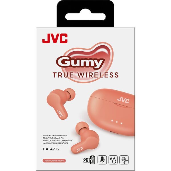 Ακουστικά ροδακινί JVC JVC HA-A7T2-PE 13338059 4975769475412