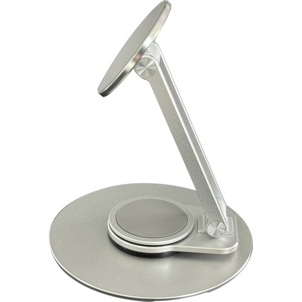 Vision VISION Plattenspieler-Telefonstander - LEBENSLANGE GARANTIE - MagSafe Magnet halt das Telefon an Ort und Stelle - klebender Magnetring fur Android-Telefone im Lieferumfang enthalten - dreht sich im Quer- oder de Hochformat - maximale Hohe 13365934