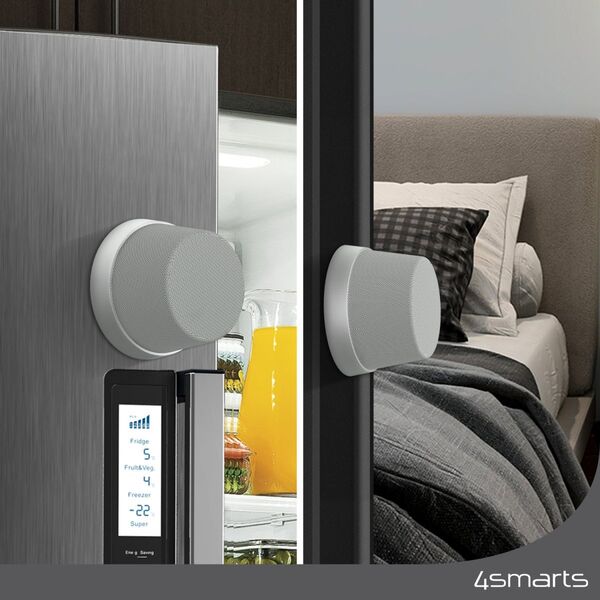 4smarts 4Smarts ηχείο Bluetooth Lautsprecher SoundForce MagSafe, ασημί/γκραου 13369349 4252011907441