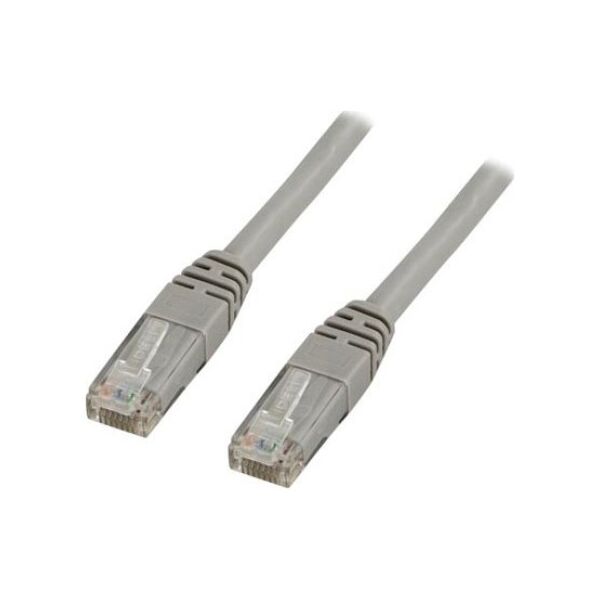 Goobay DELTACO U/UTP Cat6 καλώδιο patch, 10m, 250MHz, Delta sertifikuotas, LSZH, pilkas / TP-610 13418902 7340004610403