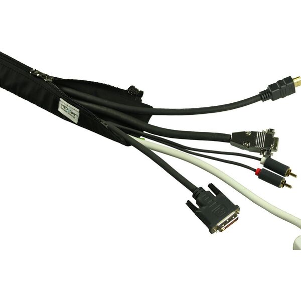 VivoLink Organizer Vivolink μανίκια καλωδίου PROZIPSLEEVE4.5 Μαύρο 13457561 4260434980446