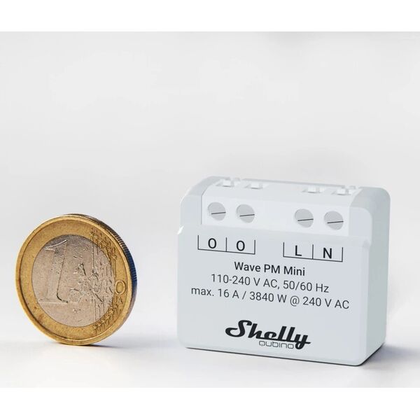 Shelly Shelly Qubino Wave PM Mini Smart Switch Grey 13471060 3800235269152