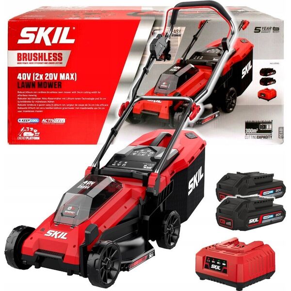 ΒΟΥΡΤΣΑ ΧΟΡΤΟΚΟΠΗΣΗΣ Skil CORDLES 34CM GM1E0130BA 13484579 8719643004895