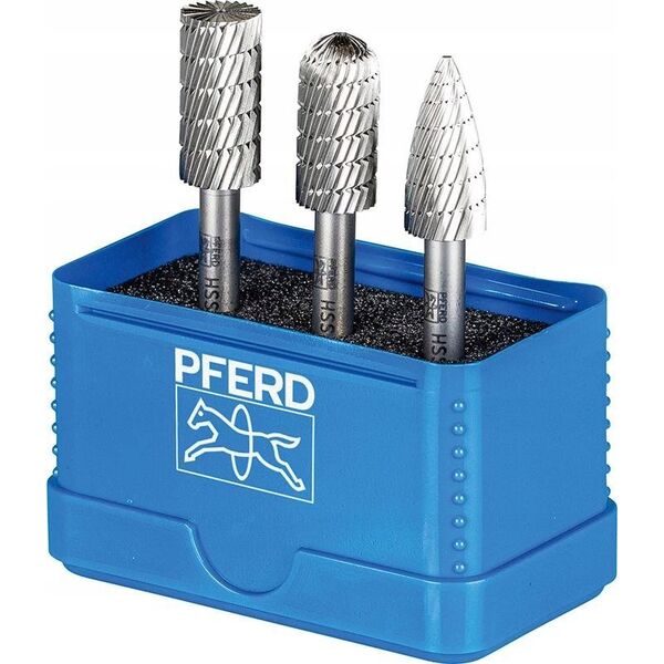 Σετ φρεζαρίσματος 3 τεμαχίων Sourcing PFERD 86 C3 HSS 12mm 13554713 4007220229941