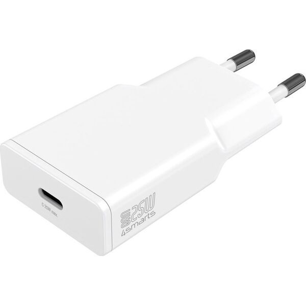Φορτιστής 4smarts 4smarts Netzladegerät PDPlug Slim 25W GaN 1C, λευκό 13782186 4252011909018