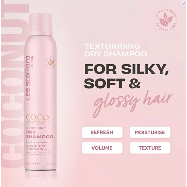 Lee Stafford Lee Stafford Coco Loco Texturizing Dry Shampoo 13799231 5060282703612