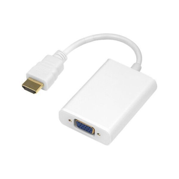 Προσαρμογέας USB Deltaco HDMI - Προσαρμογέας VGA DELTACO 1920x1080 60Hz, 0,2m, baltas / HDMI-VGA8-K / R00140002 13433885 7333048053367
