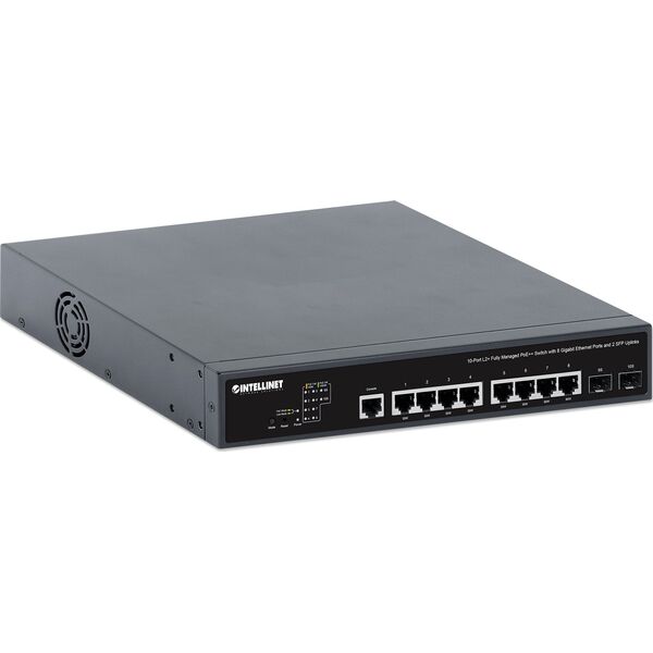 Switch Intellinet Network Solutions INTELLINET 10-Port L2+ Managed PoE++ Switch 8x Gbit 2x SFP