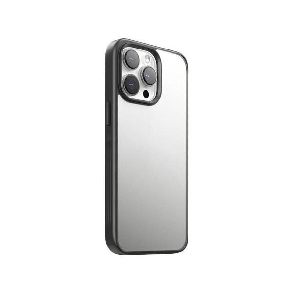 Joyroom Matowe etui ochronne Joyroom JR-15Q2 do iPhone 15 Pro (czarne)