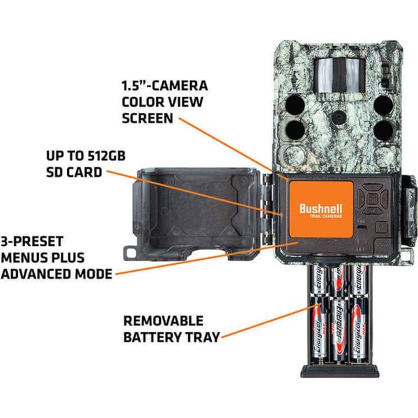 Bushnell Night Vision Bushnell Wildlife Camera 30MP Single Core 4K camo 13339276 29757007858