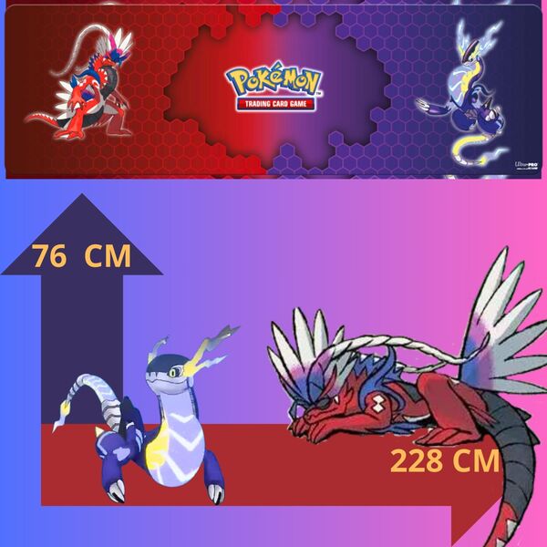 Ultra-Pro Ultra Pro: Pokémon - Koraidon and Miraidon - Επιτραπέζιο Playmat 8 ποδιών 13422323 74427161934