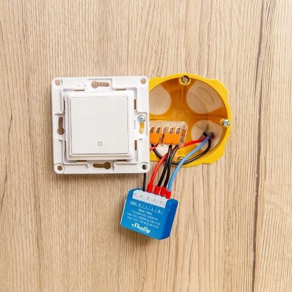 Shelly Shelly Qubino Wave 1 Mini Smart Switch Blue 13471059 3800235269138