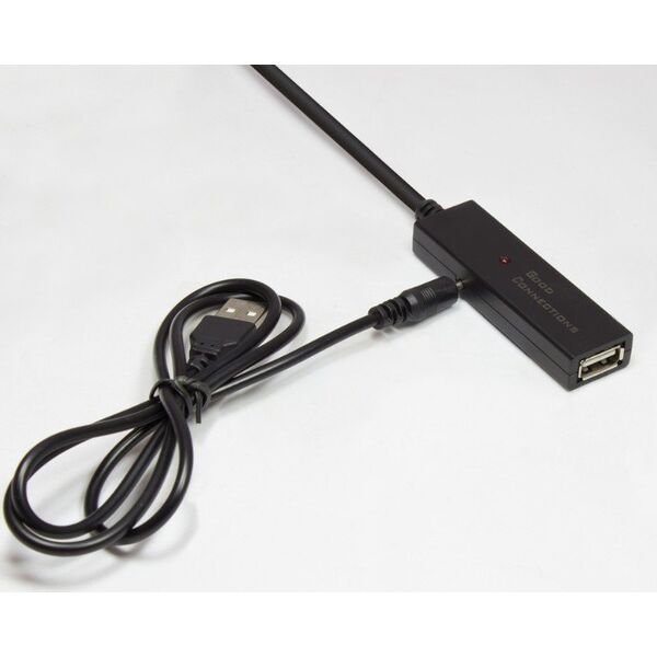 Alcasa GC-M0134 kabel USB USB 2.0 20 m USB A Czarny