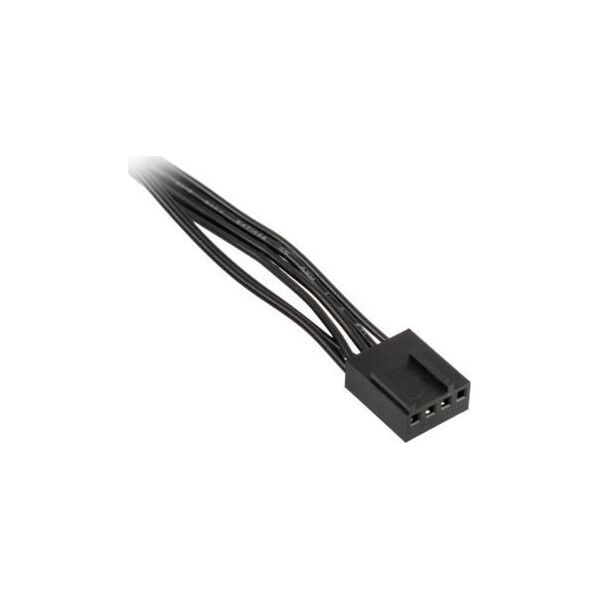 Kolink Kolink 1-4 PWM Lüfter Splitterkabel - 35 cm, geflochten, μαύρο 13336504 5999094005297