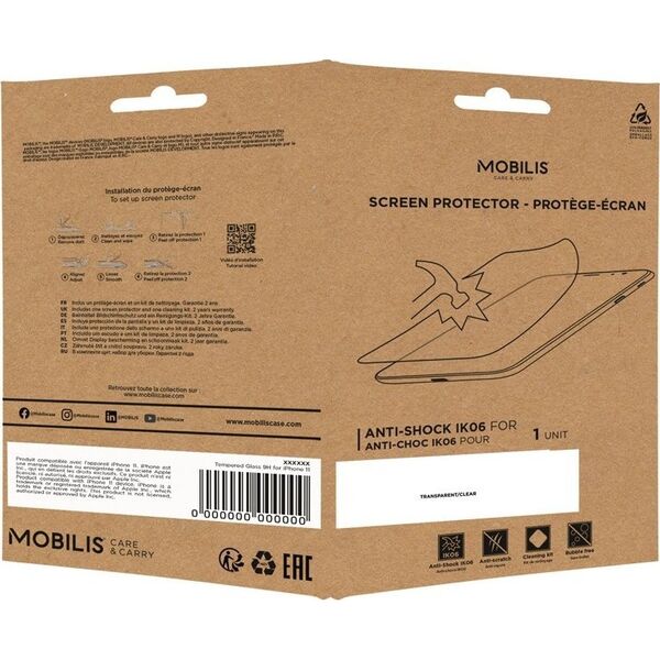 Mobilis SREEN PROTECTOR ΑΝΤΙΚΡΑΔΙΣΜΙΚΟ φίλτρο 13411011 3700992516639