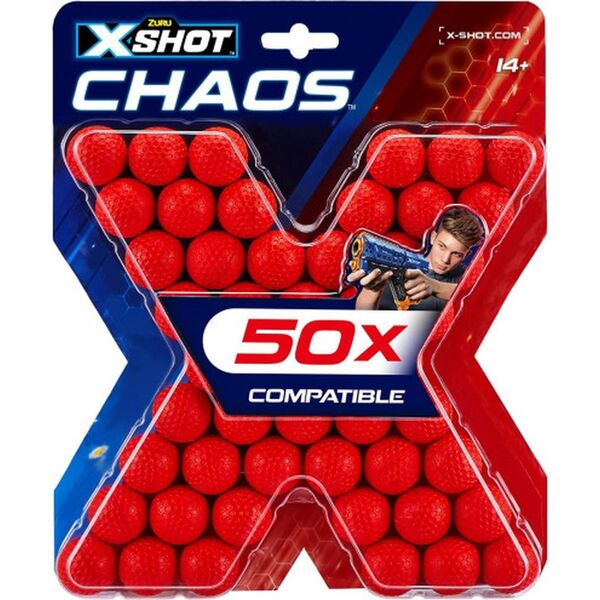 XShot XSHOT šoviniai Blaster Chaos, 50vnt., 36327 13412355 193052004093
