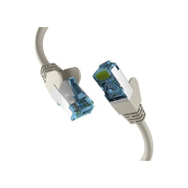 EFB EFB Netzwerkkabel CAT6a S/FTP PIMF mit CAT7 Rohkabel 10 Gigabit Ethernet Kupfer 15m γκρι 13432939 4049759289751