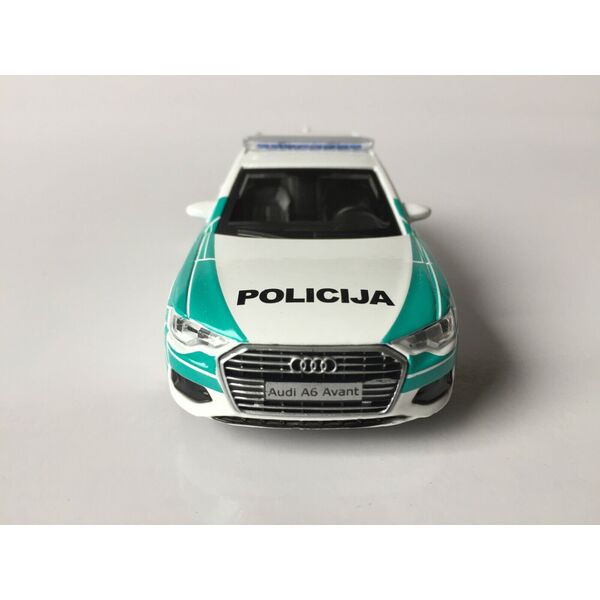 Bburago BBURAGO 1:43 μοντέλο αυτοκινήτου Audi A6 Avant Λιθουανική αστυνομία, 18-30415LT 13583650 4893993304158