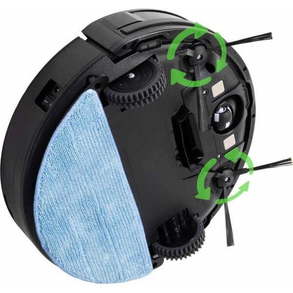 Evolveo EVOLVEO RoboTrex H6 ρομπότ καθαρισμού, ρομποτικό ký vysavač, stírání vodou, nabíjecí stanice, černý 13231063 8595683204095
