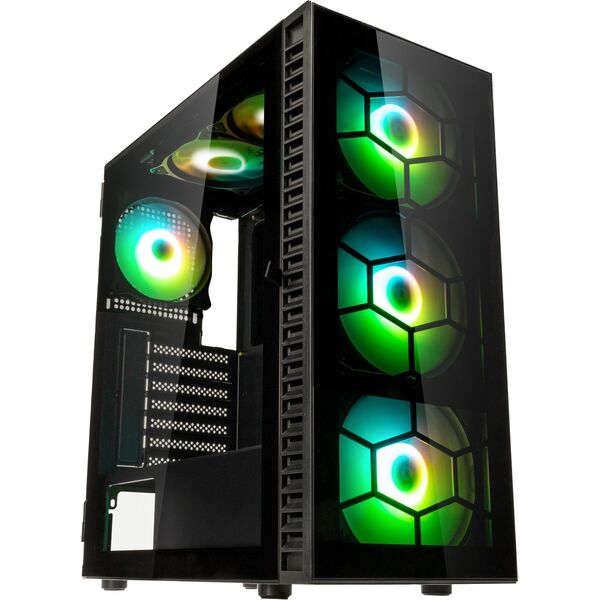 Obudowa Kolink Kolink Observatory HF Plus Glass ARGB Midi Tower Case - Black