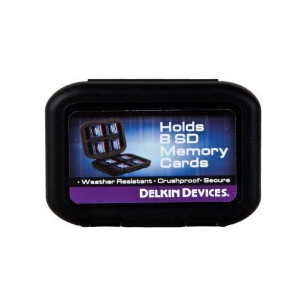 Delkin Reader Θήκη Delkin Weather Resistant για 8 κάρτες SD 13362527 750324100770