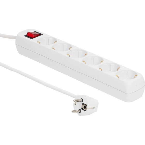 Καλώδιο τροφοδοσίας MicroConnect Microconnect MC-GRU00615WS splitter 1,5 m 6 x πρίζα ρεύματος Indoor White 13389473 5715063307250