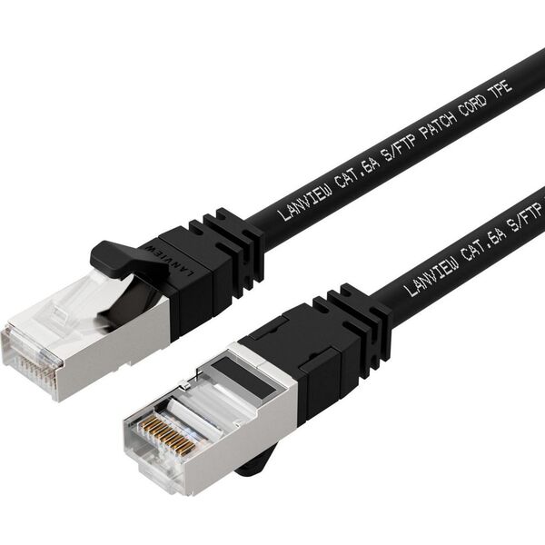 Καλώδιο δικτύου Lanview Lanview LV-SFTP6A015B Μαύρο 1,5 m S/FTP (S-STP) 13390697 5715063278239