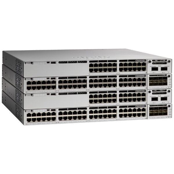 Switch Cisco Cisco Catalyst 9300X - Network Advantage - Switch - L3 - managed - 48 x 100/1000/2.5G/5G/10GBase-T (UPOE+) - an Rack montierbar - UPOE+ (1690 W)
