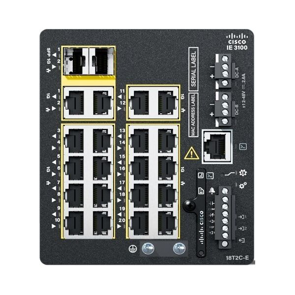 Διακόπτης Cisco IE3100 W/18GE COPPER 2GE COMBO 13419715 889728463768