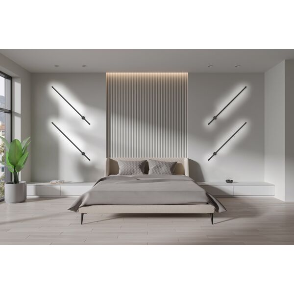 Kinkiet Activejet Lampa ścienna LED Activejet AJE-HILTON Black NW