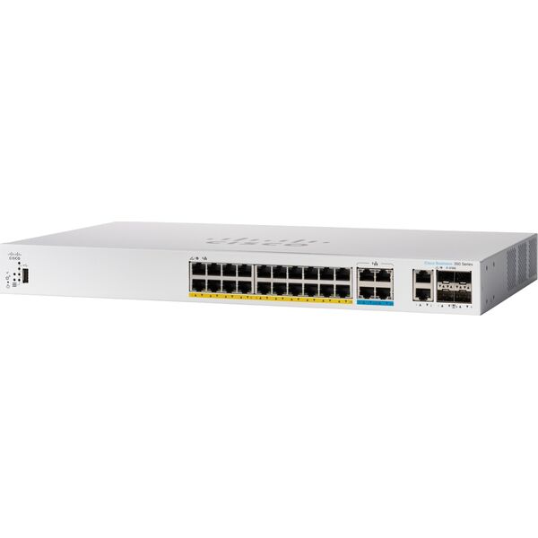 Διακόπτης Cisco Cisco Catalyst 1300-24MGP-4X - Διακόπτης - L3 - διαχειριζόμενος - 24 x 10/100/1000 (PoE+) + 4 x 10 Gigabit SFP+ - Rack montierbar - PoE+ (195 W) 13456182 889728521932