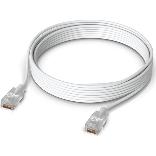 Ubiquiti Ubiquiti UACC-Cable-Patch-EL-5M-W καλώδιο δικτύου Ημιδιαφανές, White Cat6 13473042 810084695753