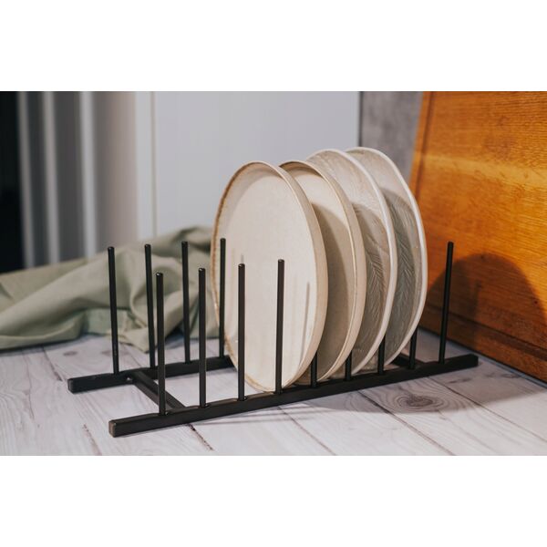 ORGANIZER STOJAK UCHWYT PODSTAWKA NA 8 POKRYWEK 35 x 12cm BRUNBESTE BB-3445