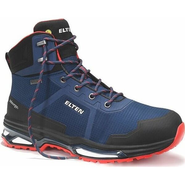 Ανδρικά παπούτσια πεζοπορίας Sourcing Shoes ELTEN Bente XXE GTX Blue Mid ESD S3, μπλε 46 13324126 4030839389003