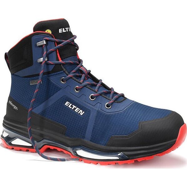Προμηθευμένα παπούτσια ELTEN Bente XXE GTX Blue Mid ESD S3, μπλε 43 13324174 4030839388976