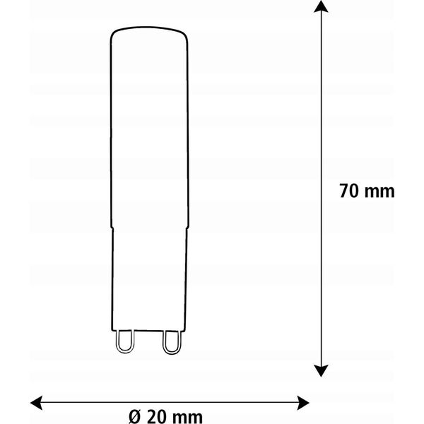 Segula SEGULA LED G9 Stift ματ 3,2W 270LM 2,700K dimmbar 13333673 4260751136175