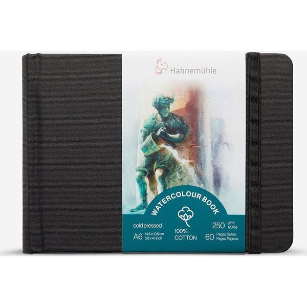 Hahnemühle Hahnemühle Watercolour Book A 6 Landscape 100% Cotton 60 p. 250g