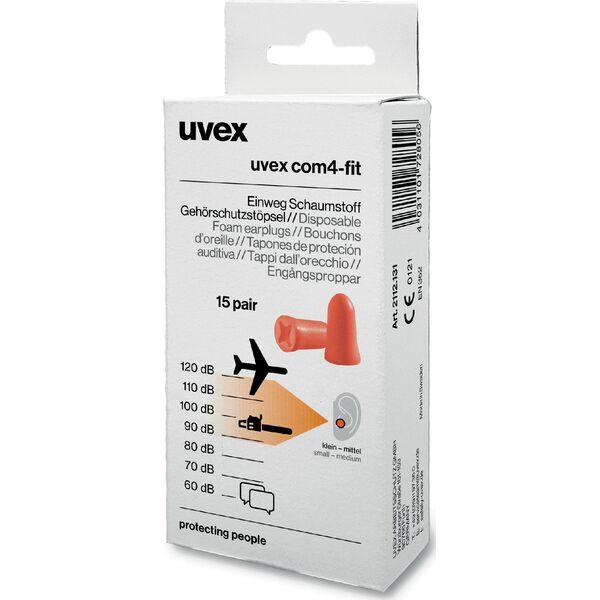 Uvex uvex com4-fI Minibox, 15 Paar, ΛΙΑΝΙΚΗ 13339101 4031101728056