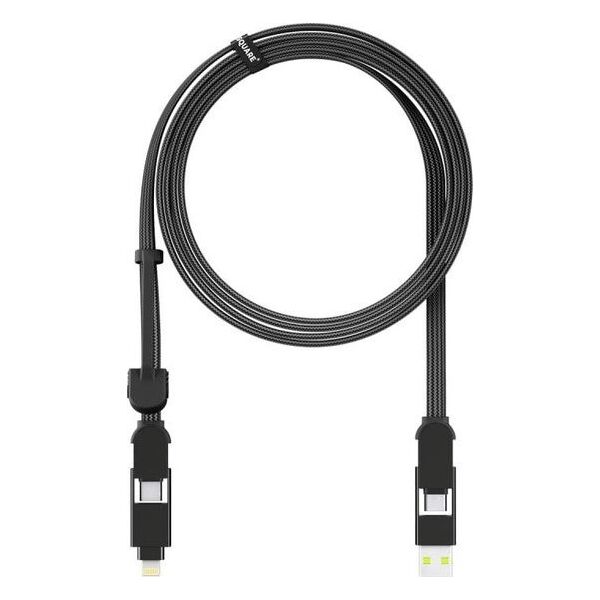 Rolling Square Καλώδιο USB Rolling Square - inCharge XL 2m μαύρο - Εγγυημένη ασφάλεια. Απλές δόσεις. Δωρεάν αποστολή από 170 PLN. 13342119 7640170466744