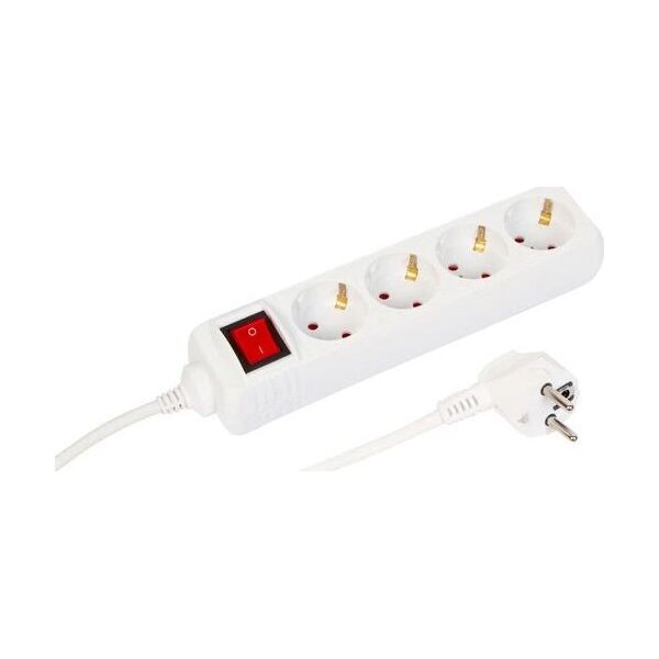 Καλώδιο τροφοδοσίας MicroConnect Microconnect MC-GRU00415WS splitter 1,5 m 4 x πρίζα ρεύματος Indoor White 13397521 5715063307229