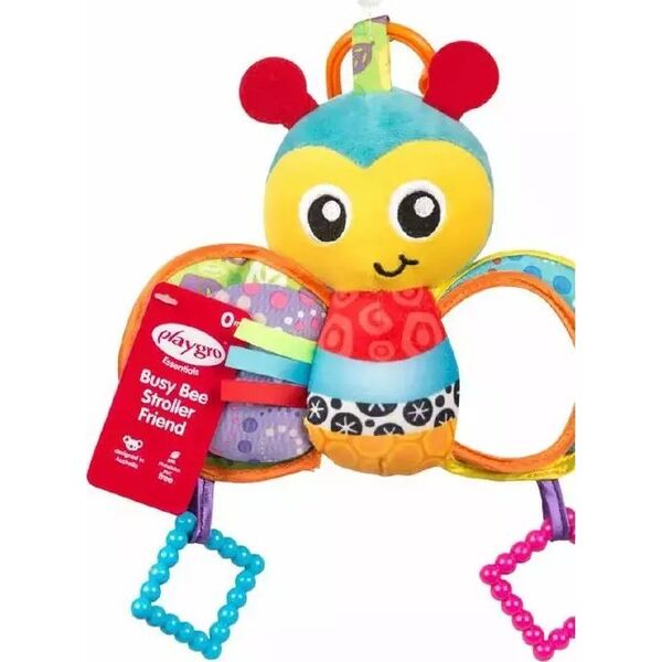 Playgro PLAYGRO pakabinamas minkštas žaislas Busy Bee, 187229 13435794 9321104880338