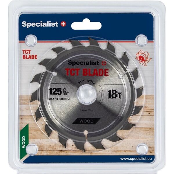 Specialist+ SPECIALIST+ δίσκος κοπής, 125x18Tx22 mm 14386256 4773005125189