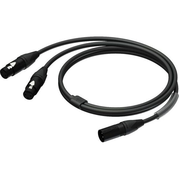 Καλώδιο Procab PROCAB PRA736/1.5 XLR αρσενικό – 2 x XLR θηλυκό, UltraFlex™, 1,5 m 13332335 5414795038189