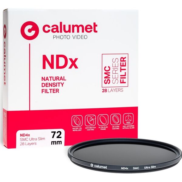 Calumet Filter Calumet ND4x SMC Filter 72 mm Ultra Slim 28 Layers 14071142 5903175625069