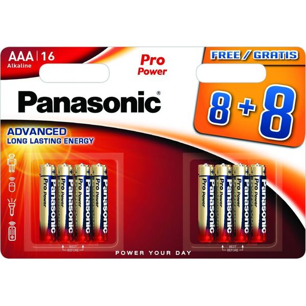 Panasonic Pro Power battery LR03PPG/16B (8+8pcs)