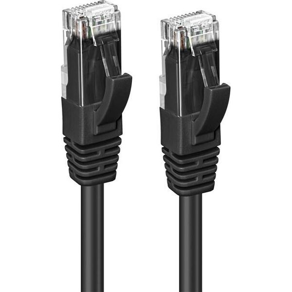 Microconnect MC-UTP6A003S kabel sieciowy Czarny 0,3 m Cat6a U/UTP (UTP)