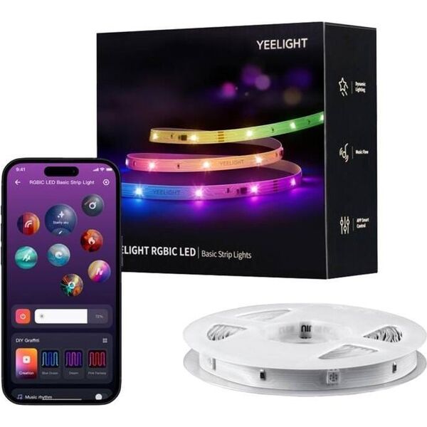 Pasek LED RGBIC Yeelight Led Basic Strip Lights 12m