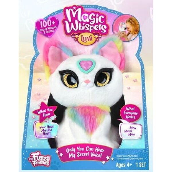 Clementoni My Fuzzy Friends Διαδραστικό παιχνίδι - Magic Whispers Luna 14111705 810017187034