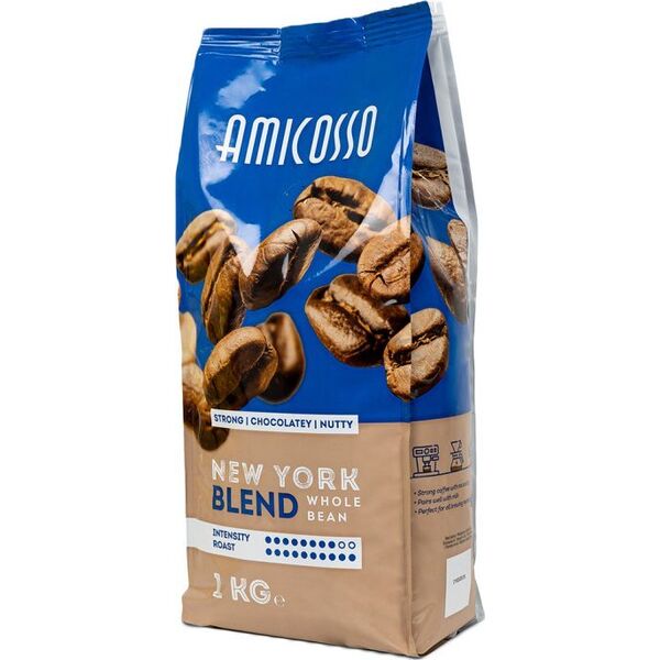 Kawa ziarnista New York Coffee Coffee beans Amicosso New York Blend, 1 kg